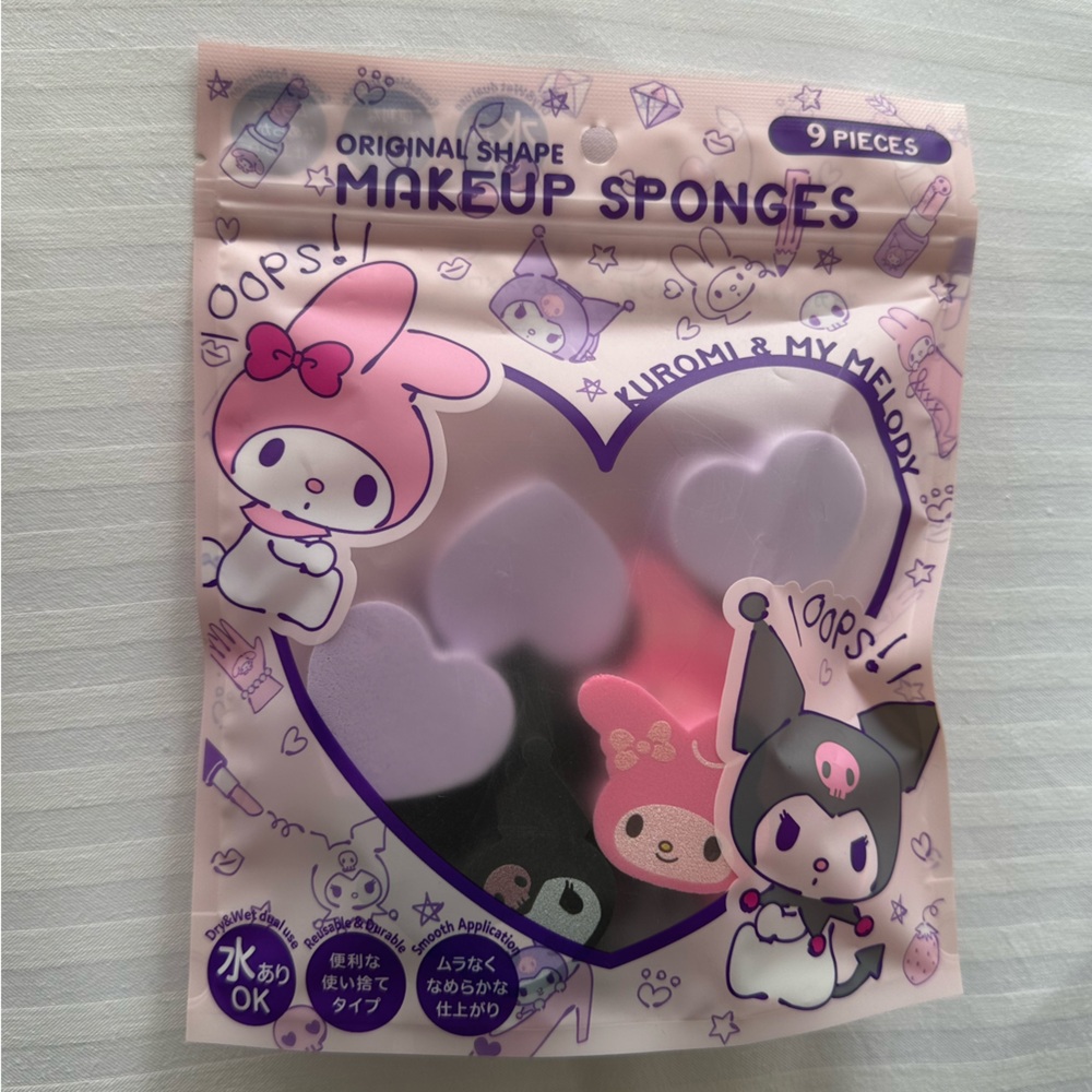 My Melody and Kuromi Makeup Sponges